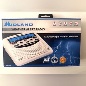 New Midland Weather Alert Radio with
NOAA All Hazard WR120B